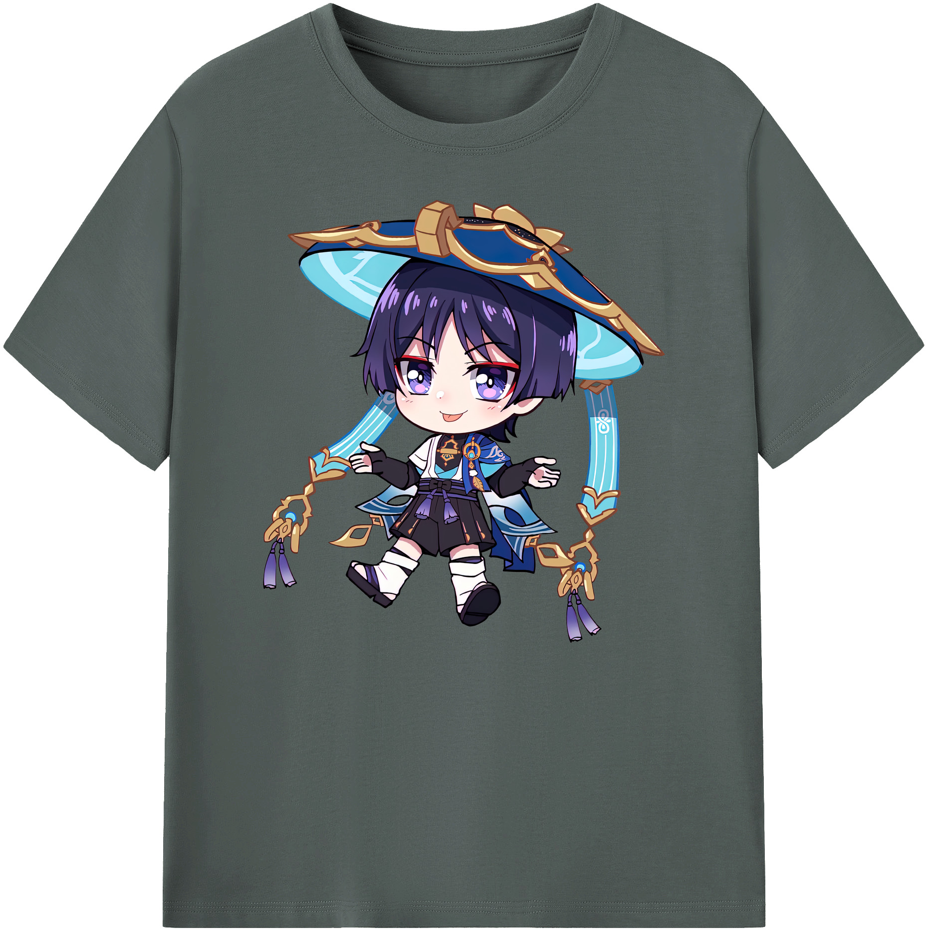 げんし神 さんペい genshin Sanpei 綿100％ メンズ半袖Tシャツ｜肌触りやわらか＆通気性